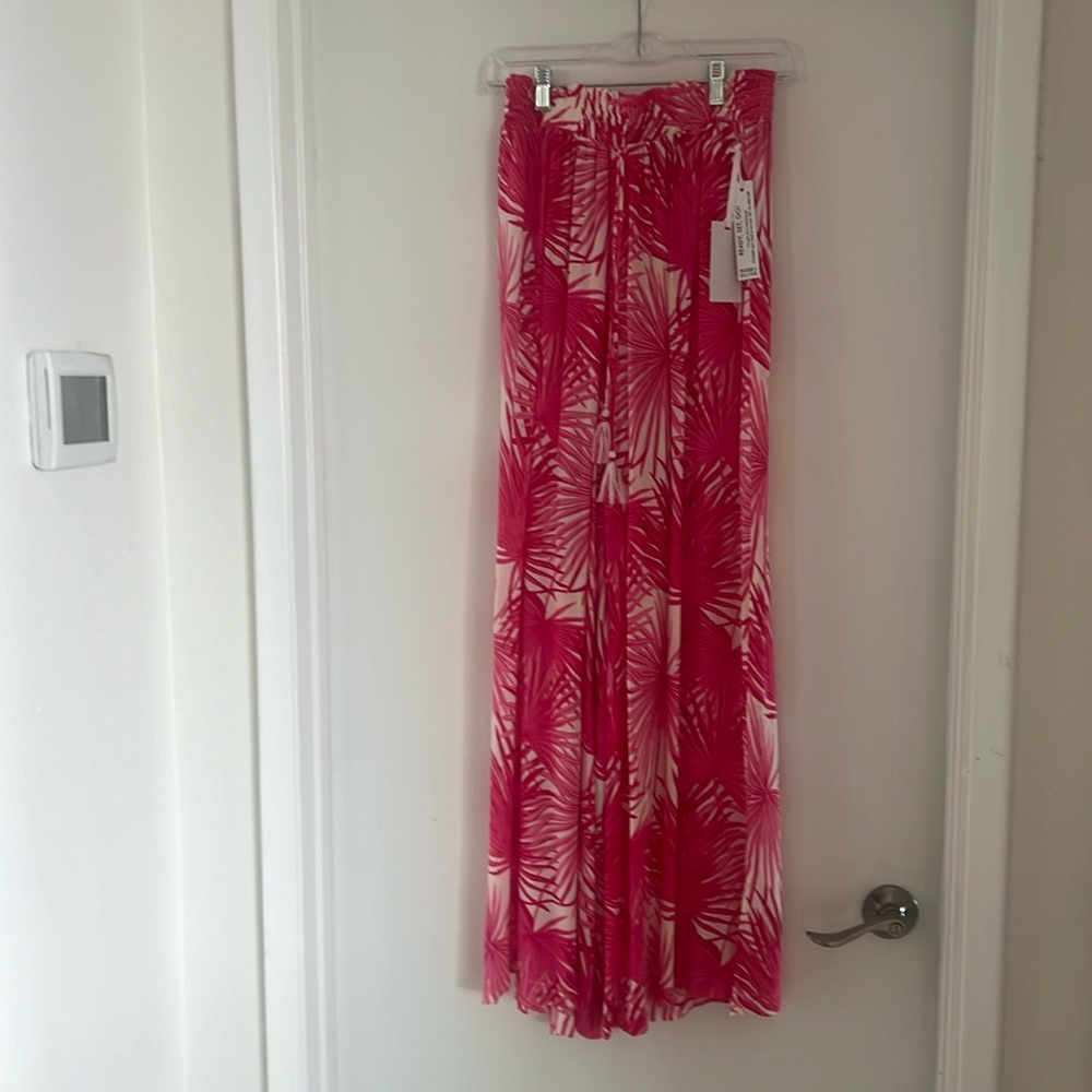 Wide leg flowy pants with matching top